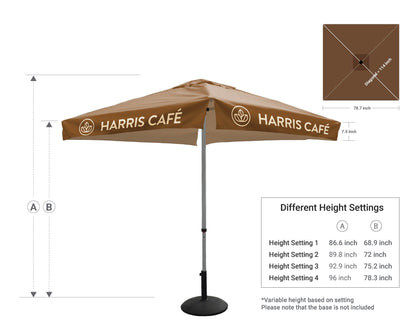 Printed Market Umbrellas - Fabric Sign Guys